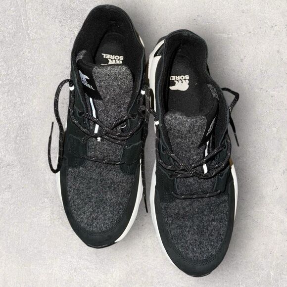 Sorel Women's Black and White Sneakers - Picture 2 of 6